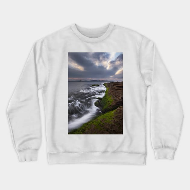 Motion In The Ocean Crewneck Sweatshirt by Geoff79